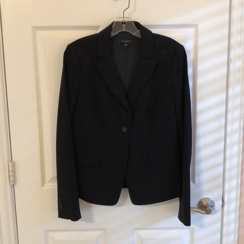 Ann Taylor black skirt suit